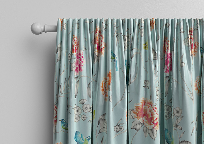 Borneo, Powder Blue - Made to Measure Curtains - Image 10